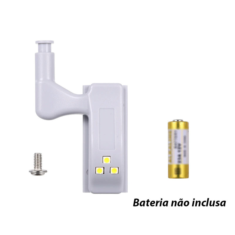 Luz LED automática (Ilumine automaticamente gabinetes, armários, guarda roupas)