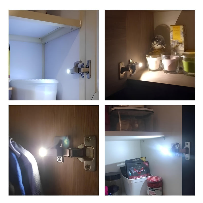 Luz LED automática (Ilumine automaticamente gabinetes, armários, guarda roupas)