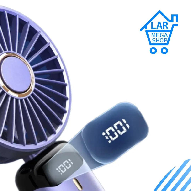 Ventilador Portátil Aromatizante - Leve brisa refrescante para qualquer lugar!