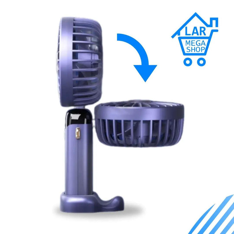 Ventilador Portátil Aromatizante - Leve brisa refrescante para qualquer lugar!