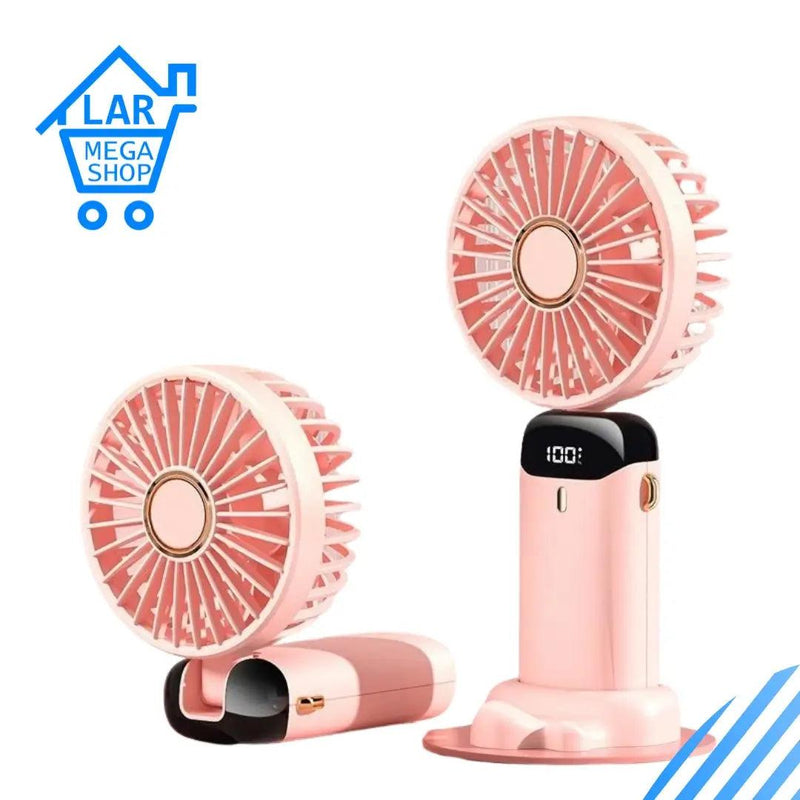 Ventilador Portátil Aromatizante - Leve brisa refrescante para qualquer lugar!